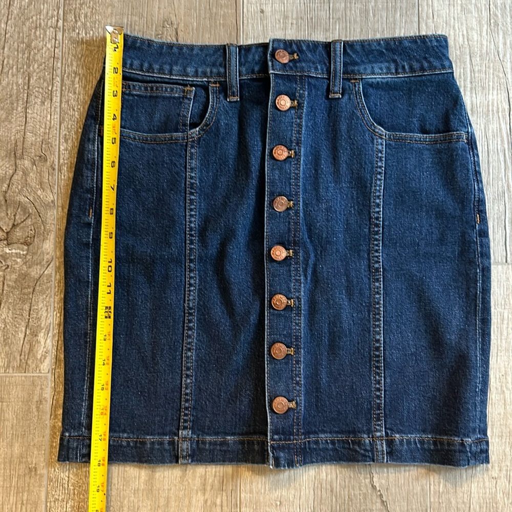 Madewell denim skirt